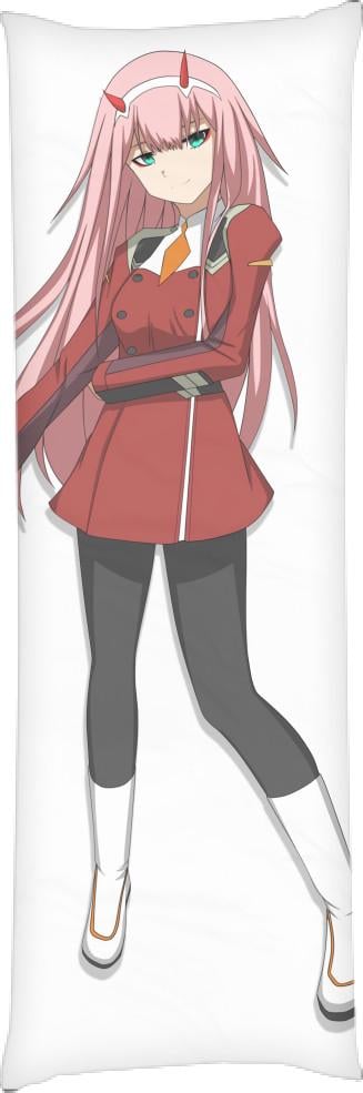 Подушка дакимакура Zero Two 5 60x180 см (14094496)