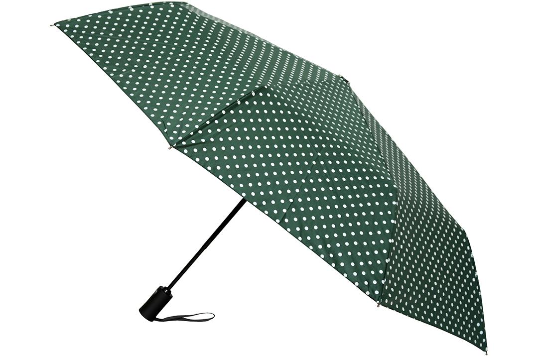 Зонт складной Parachase 3099-1-06 полный автомат Зеленый с белым