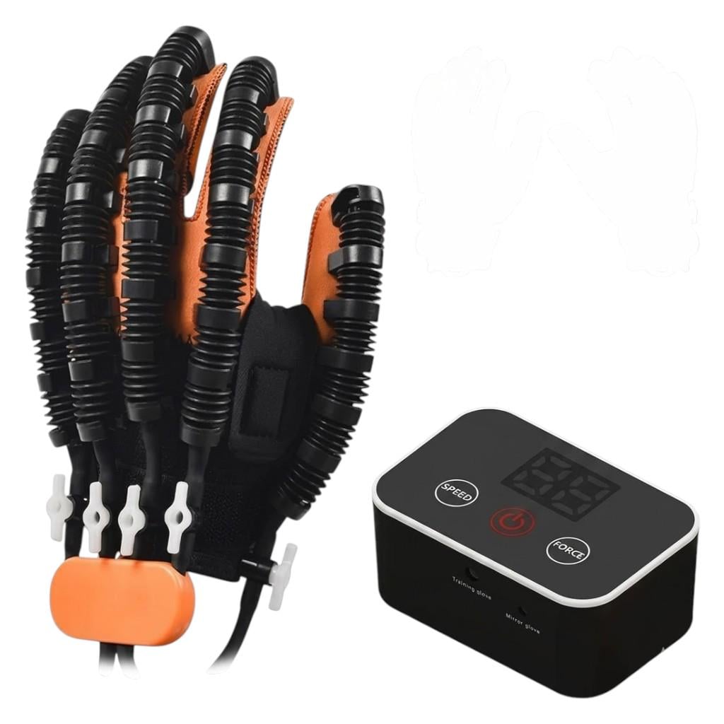 Рукавичка-робот пневматична для реабілітації Pneumatic Finger Trainer D00900L-XXL ліва рука XXL (35431769)