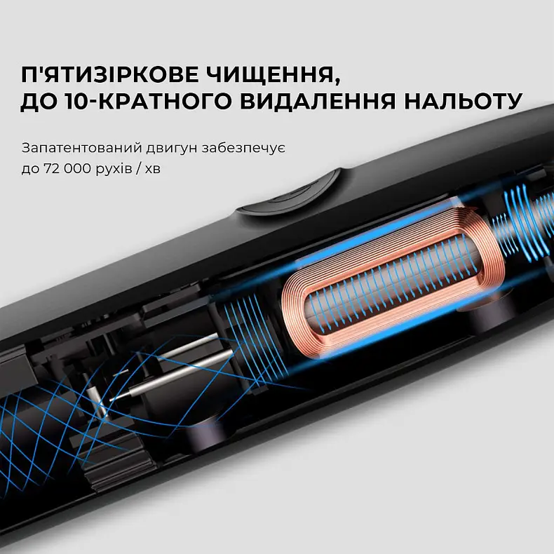 Электрическая зубная щетка Oclean Endurance Electric Toothbrush Black - фото 9