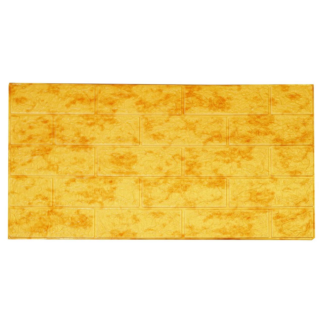 Декоративна 3D панель Wellamart стінова 10 шт. Коричневий (71340003)