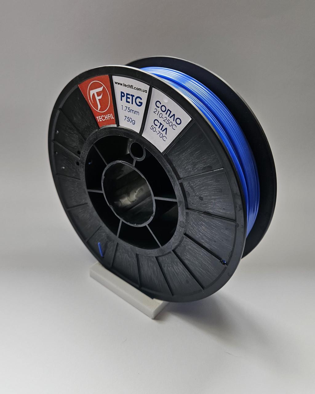 Нить для 3D печати PETG Techfil марка 074 1,75 мм Синий - фото 2 Нить для 3D печати PETG Techfil марка 074 1,75 мм Синий - фото 2