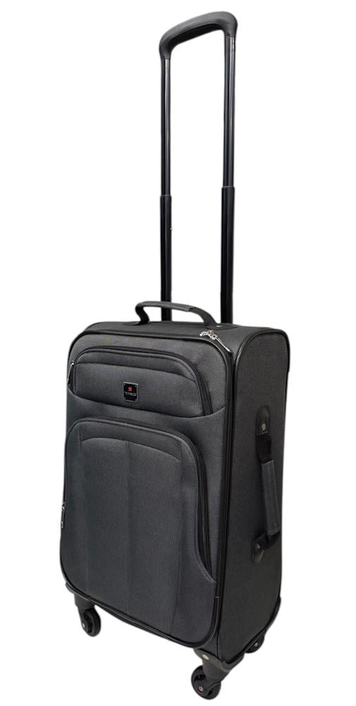 Валіза маленька ручна поклажа TAG JB1001 поліестер S Сірий