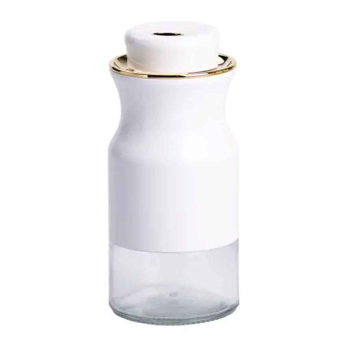 Набір для спецій на підставці з пляшками для олії та оцту 8 предметів Білий (HP-1360W) - фото 5