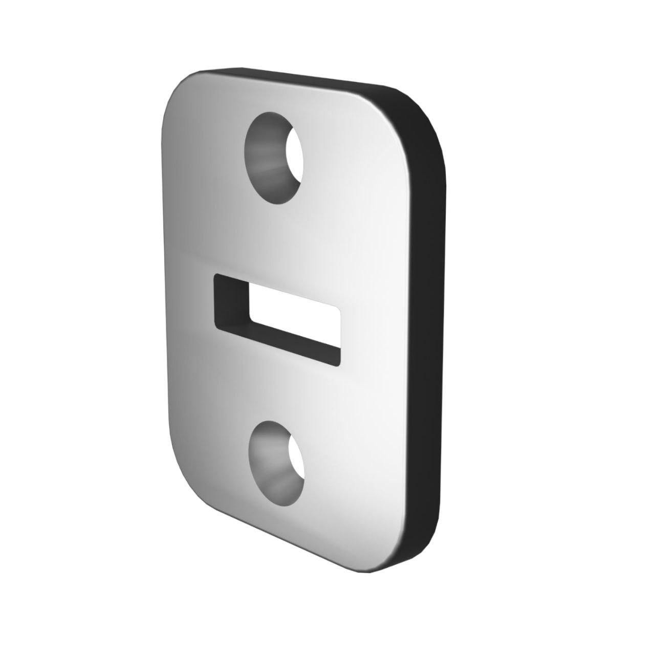 Накладка замка приварная защитная 60х50 толщина 6 мм стальная (1821852174/К0213) Накладка замка приварная защитная 60х50 толщина 6 мм стальная (1821852174/К0213)