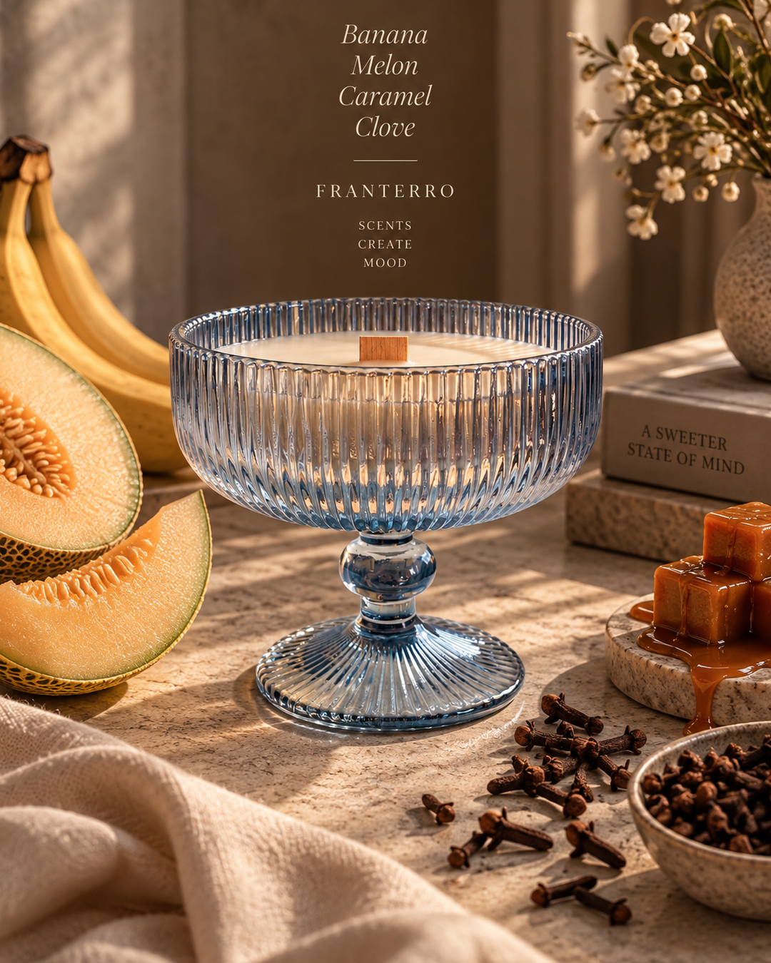 Свеча ароматическая Franterro Chalice Banana Extra 250 г (FRN-1101)
