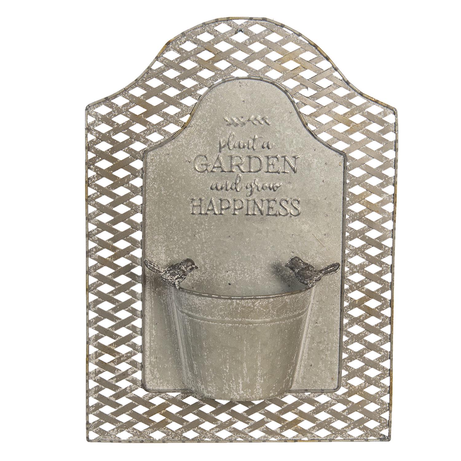 Кашпо настенное Clayre&Eef 36х8,5х48 см - фото 2 Кашпо настенное Clayre&Eef 36х8,5х48 см - фото 2