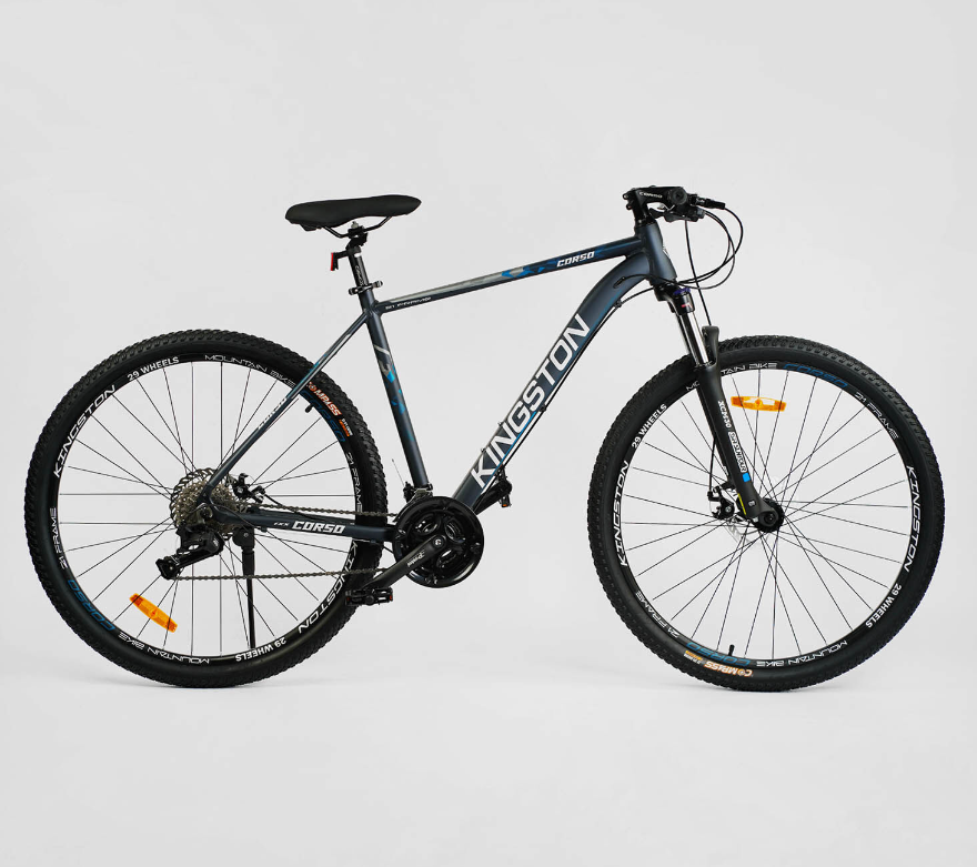 Велосипед спортивний Corso Kingston KN-29059 29" рама алюмінієва 21" (127948)