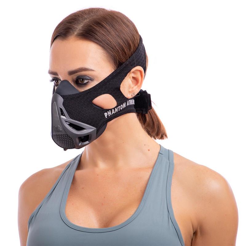 Маска тренировочная Training Mask PHANTOM SP-Sport DH-6042 L Черный (NA000884) - фото 6