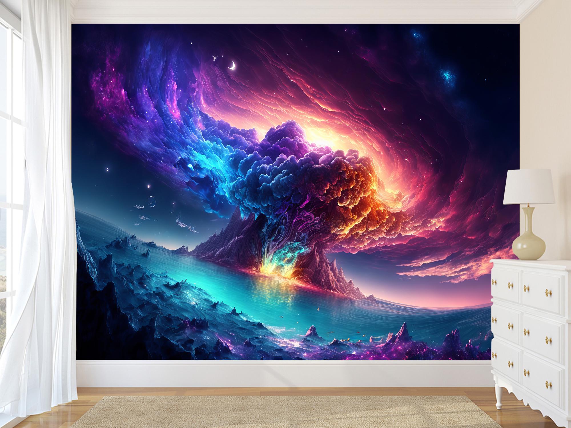 Фотообои флизелиновые Большой всплеск Вселенной 285х190 см (SPF-125/4)