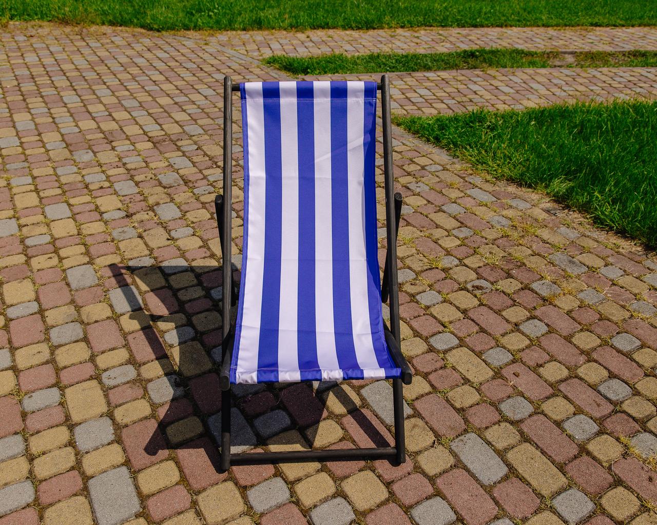 Шезлонг для дачи тканевый XRmaster Черный/Синий (КШ-003/3) - фото 3 Шезлонг для дачи тканевый XRmaster Черный/Синий (КШ-003/3) - фото 3