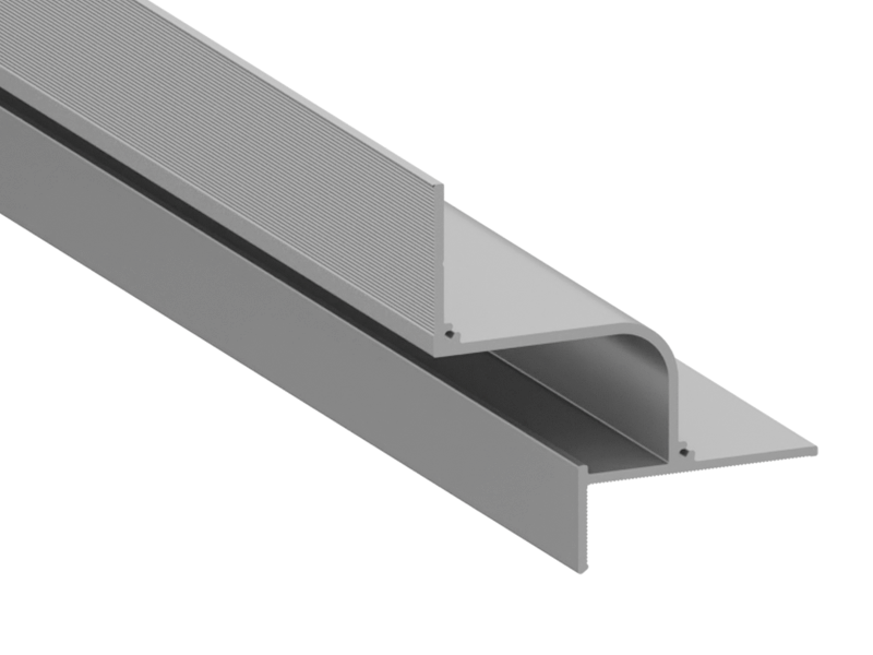 Профиль алюминиевый для светодиодной ленты LEDUA АЛ-91 теневой шов 3 м (8008)