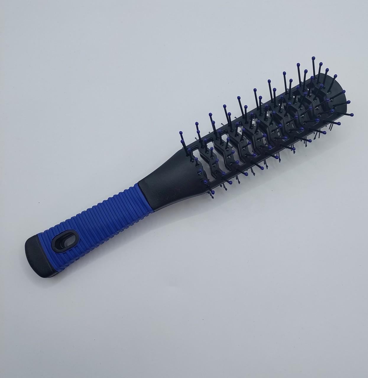 Расческа двухсторонняя Скелетная ДенІС professional С02 узкая Синий (1453070621)