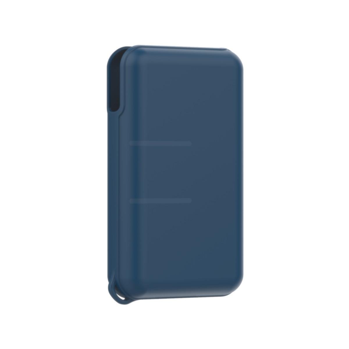 Чехол для повербанка силиконовый Xiaomi 20000 mAh Integrated Cable PB2030MI Темно-синий (2762P)