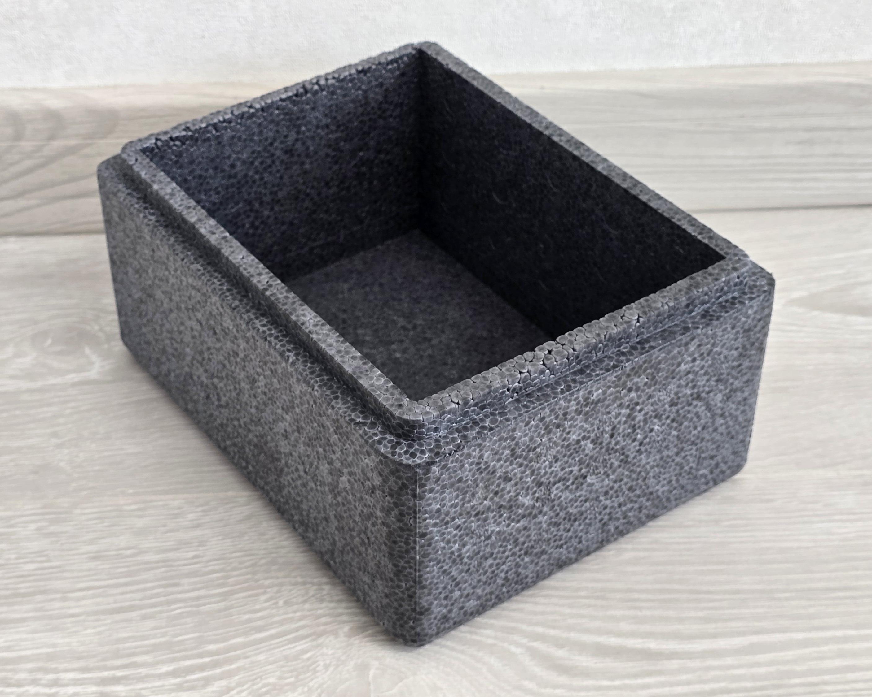 Термоконтейнер T-PACK пенопластовый с крышкой 2,1 л/120х170х200 мм Графитовый (14769737)