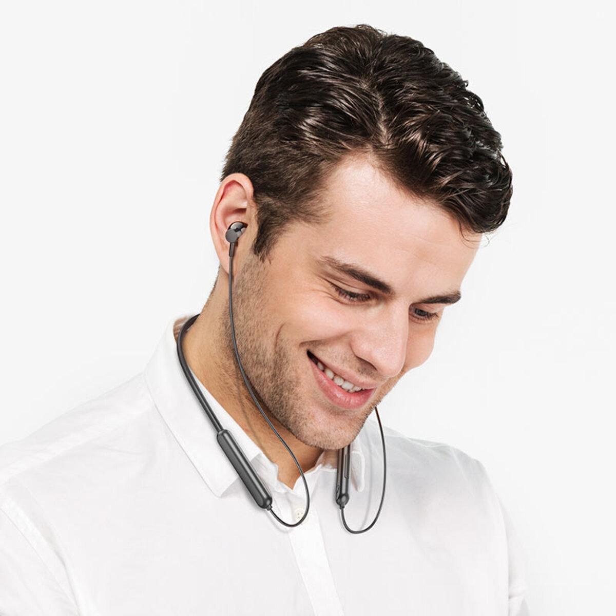Навушники бездротові HOCO ES67 Perception neckband BT5,3 earphones 130 mAh Black (6942007602396) - фото 4