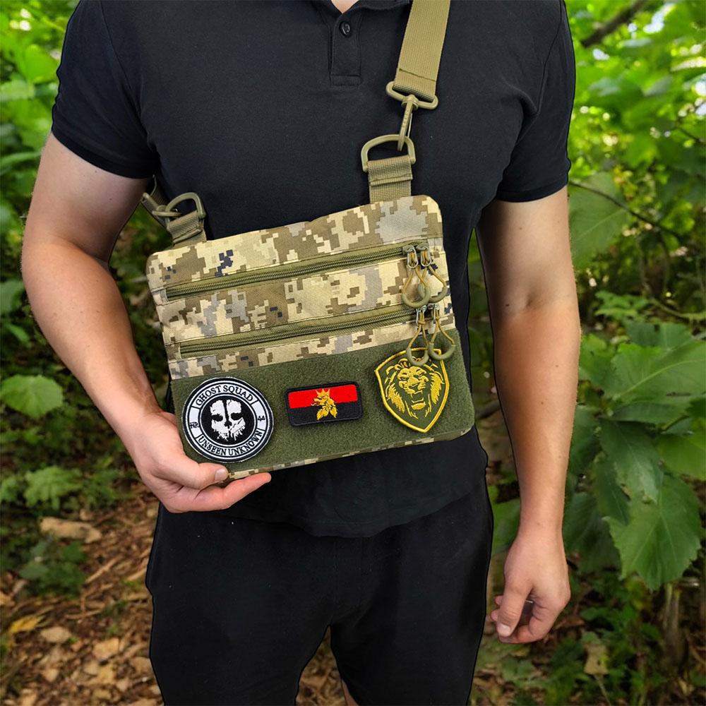 Сумка нагрудная тканевая (521250) - фото 17 Сумка нагрудная тканевая (521250) - фото 17