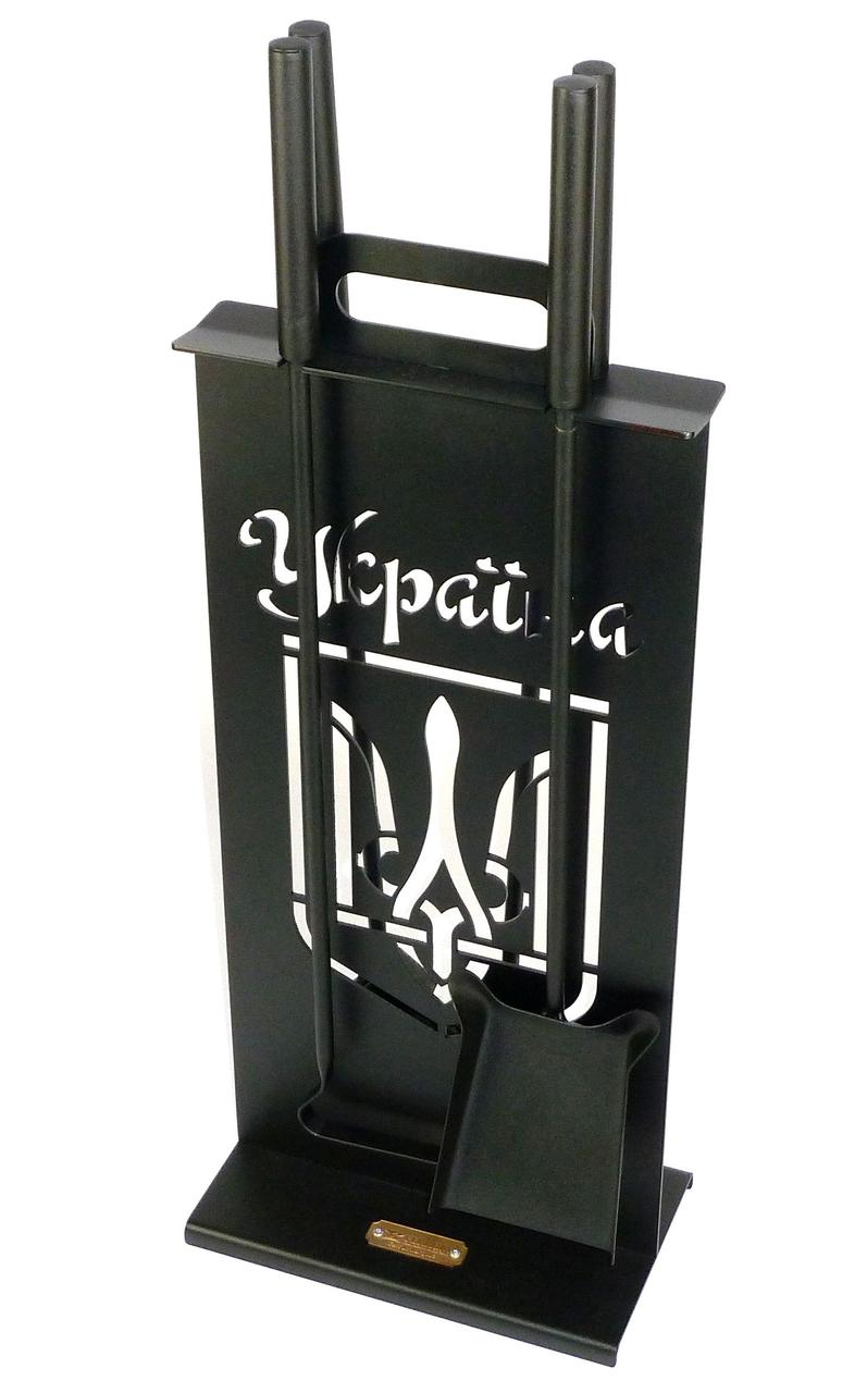 Набор для камина Украина 4 инструмента (692) - фото 2 Набор для камина Украина 4 инструмента (692) - фото 2