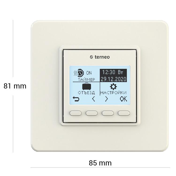 Терморегулятор настенный Castle AC605H программируемый для теплого пола Белый - фото 2
