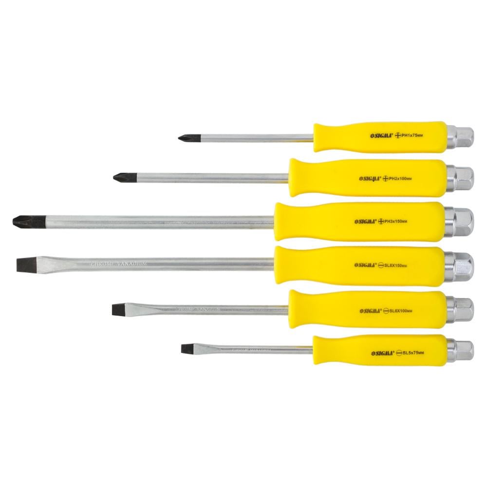 Набір викруток ударних Sigma CrV під ключ 6 шт. (4001141)