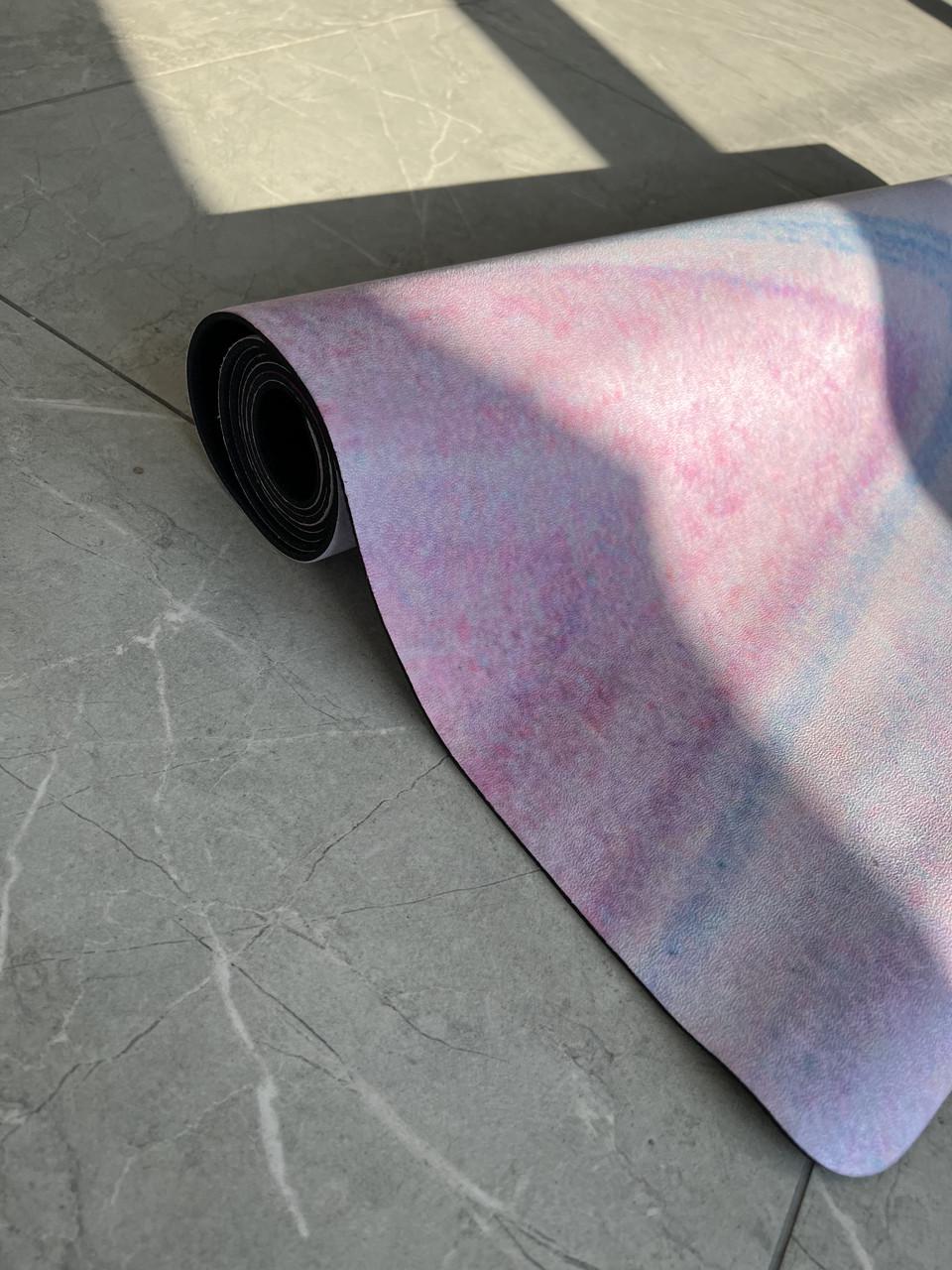 Коврик для йоги Lita Sand SU премиальный замшевый/каучуковый 183х68х0,3 см Pink (13510862) - фото 5 Коврик для йоги Lita Sand SU премиальный замшевый/каучуковый 183х68х0,3 см Pink (13510862) - фото 5