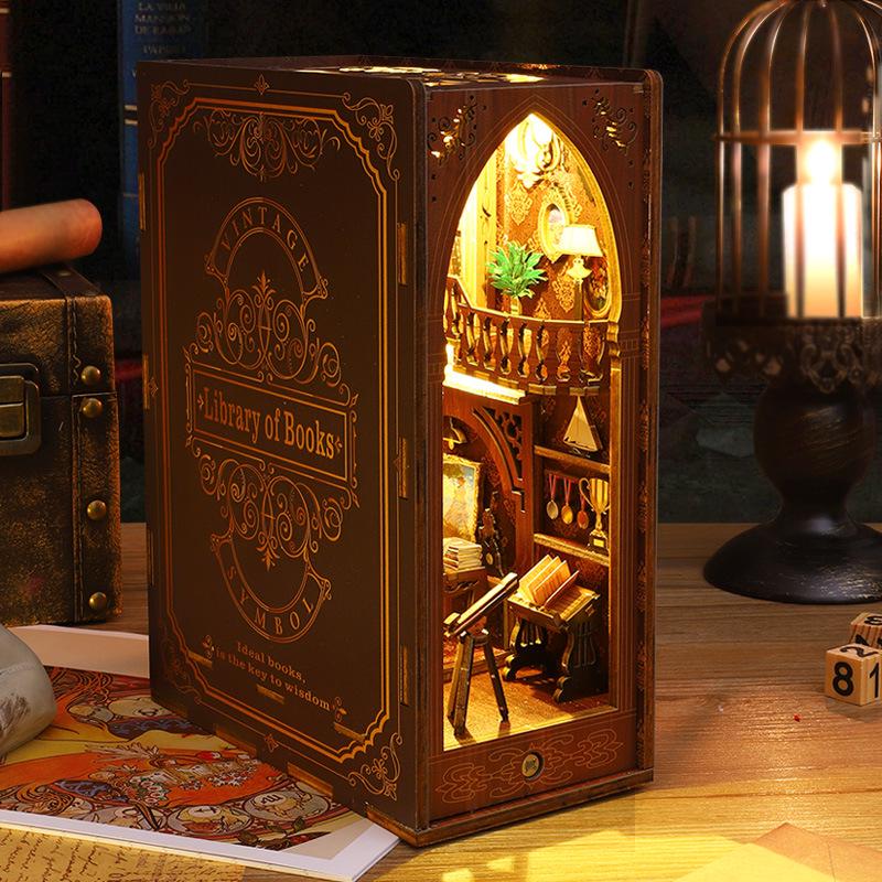 ᐉ Конструктор Book Nooks 3Д Книга Дом библиотека SL06 (20937582
