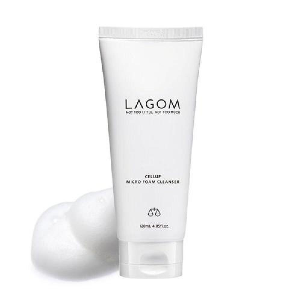 Пінка для вмивання LAGOM Cellup Micro Foam Cleanser з мікро-бульбашками 120 мл (Т000181) - фото 2