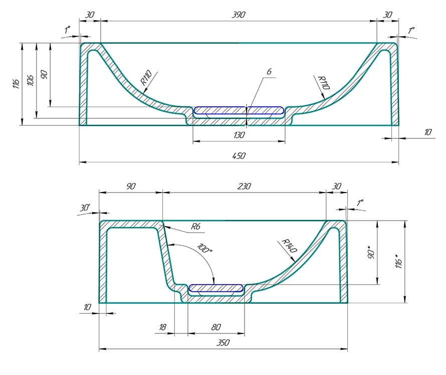 Умивальник підвісний Status Asti 45 см White (735) - фото 14