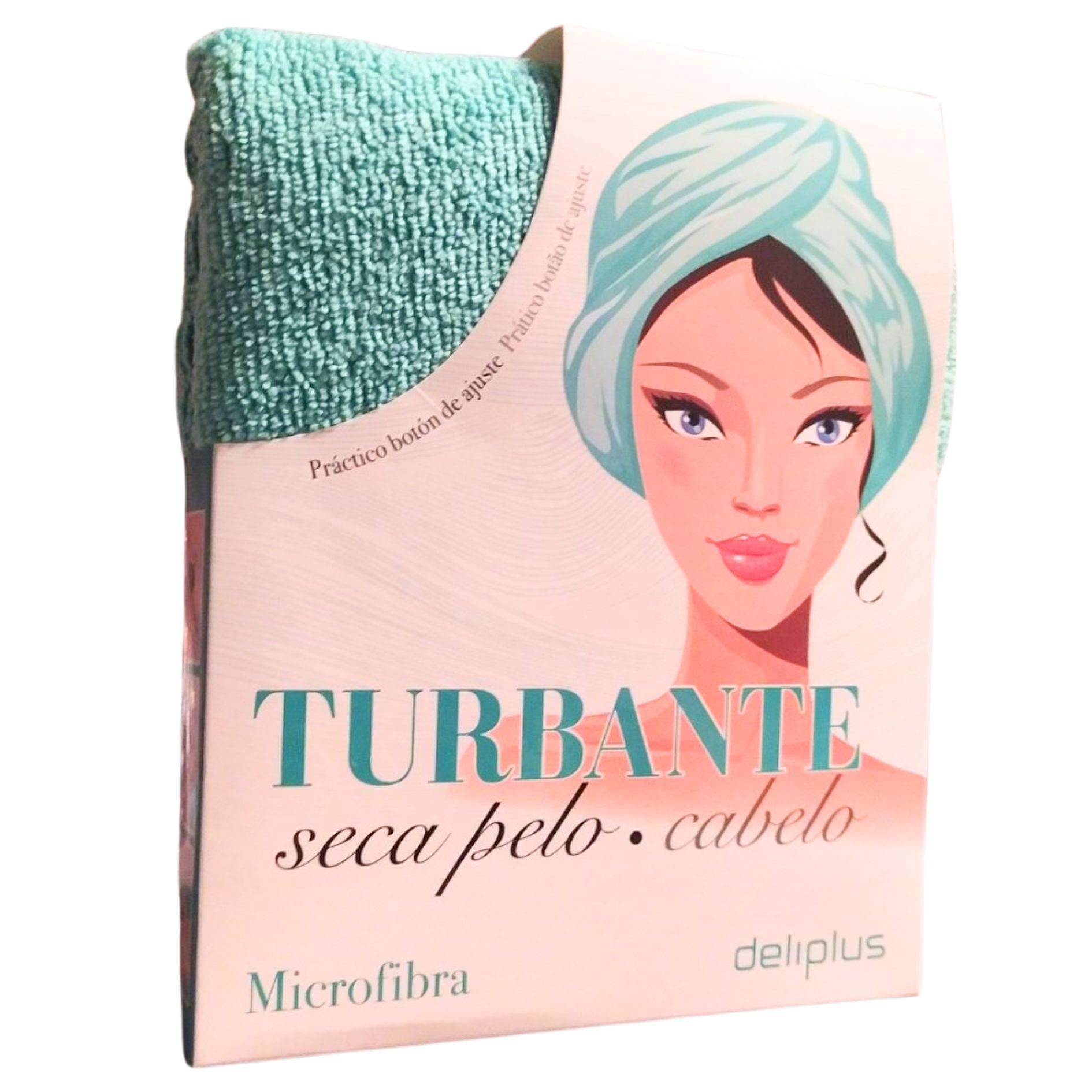 Полотенце Deliplus Dry Hair Turban для сушки волос Бирюзовый Полотенце Deliplus Dry Hair Turban для сушки волос Бирюзовый