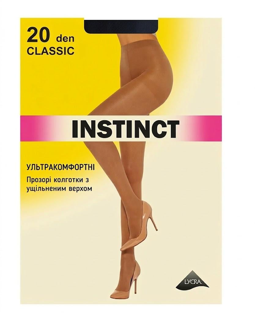 Колготки женские INSTINCT CLASSIC 20 20 den р. 5 Nero