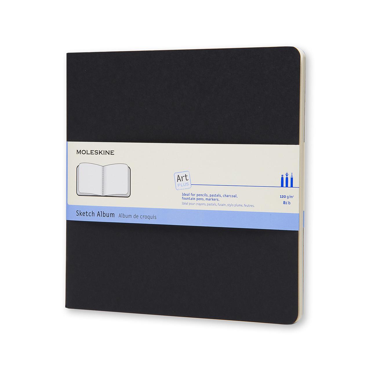 Блокнот Moleskine Art Cahier квадратный 19х19 см для набросков черный (9788867323388)