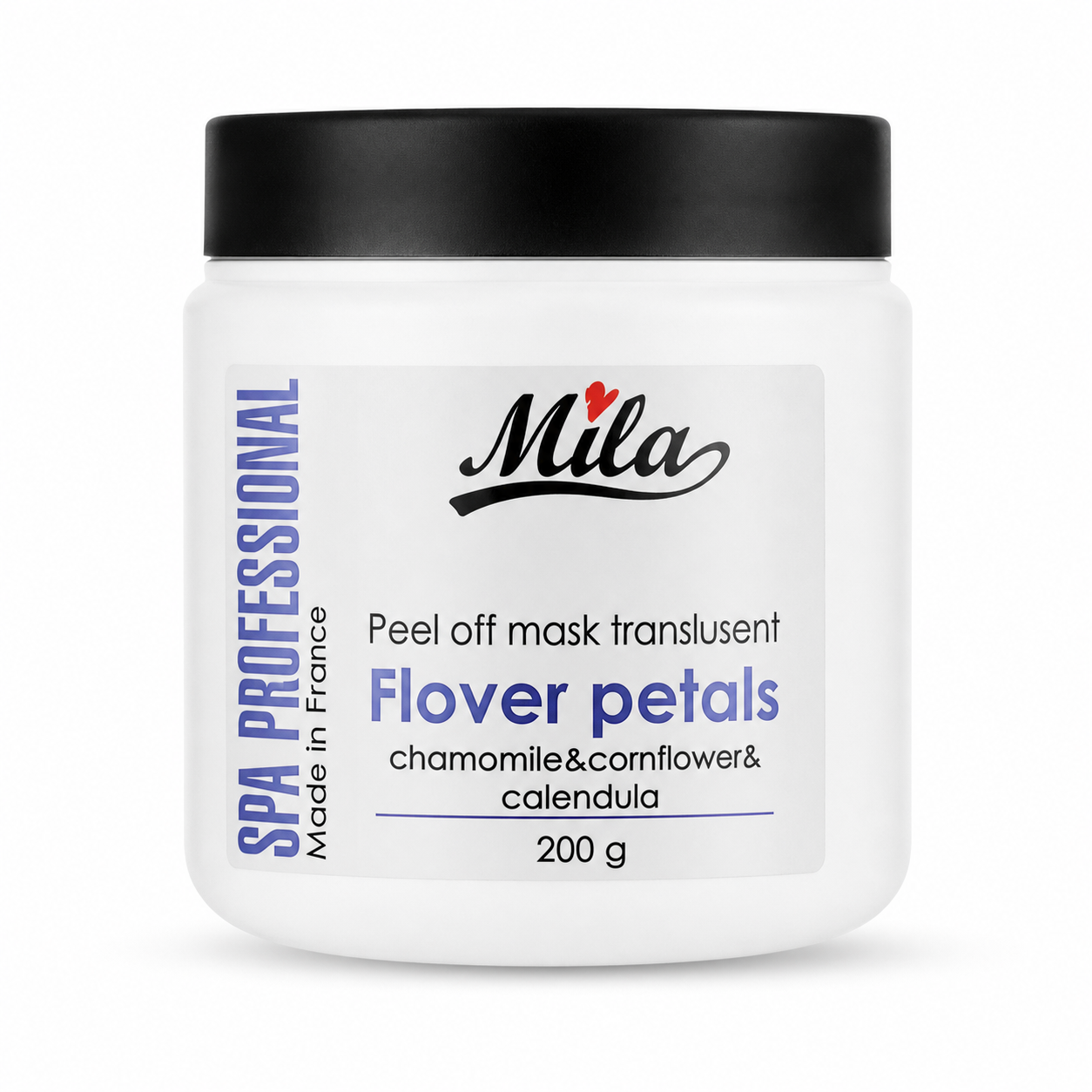 Маска альгинатная для чувствительной кожи Mila Flower Petals с ромашкой календулой и васильком 200 г
