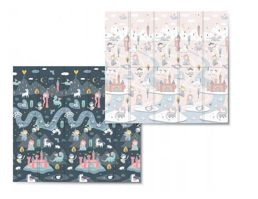 Термоковрик детский двухсторонний Nukido 200х180х1 см