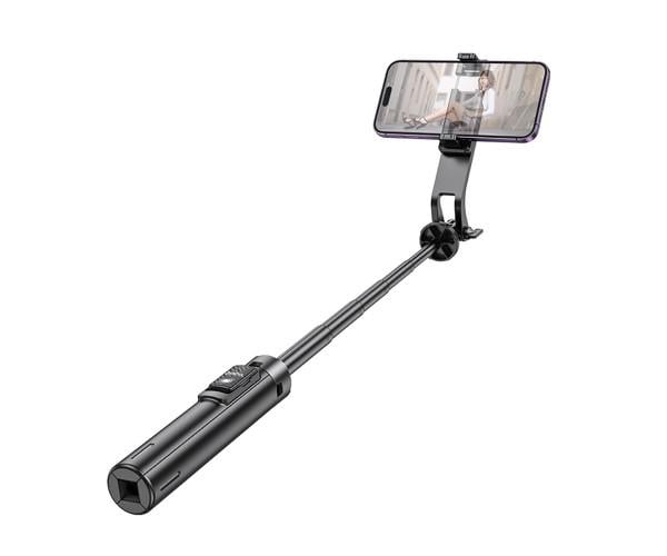 Монопод для селфи Hoco K21 с пультом управления Max 1,37 м Black