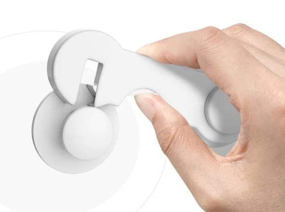 Замок-крючок на мебель для шкафов и ящиков 5 шт. Белый (85328751) - фото 2 Замок-крючок на мебель для шкафов и ящиков 5 шт. Белый (85328751) - фото 2