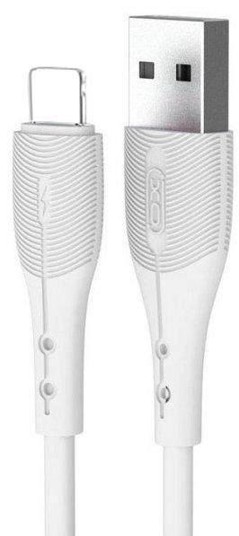 Кабель Xo NB159 Lightning iPhone 5 6 7 iPad 1,2 м White (27539)