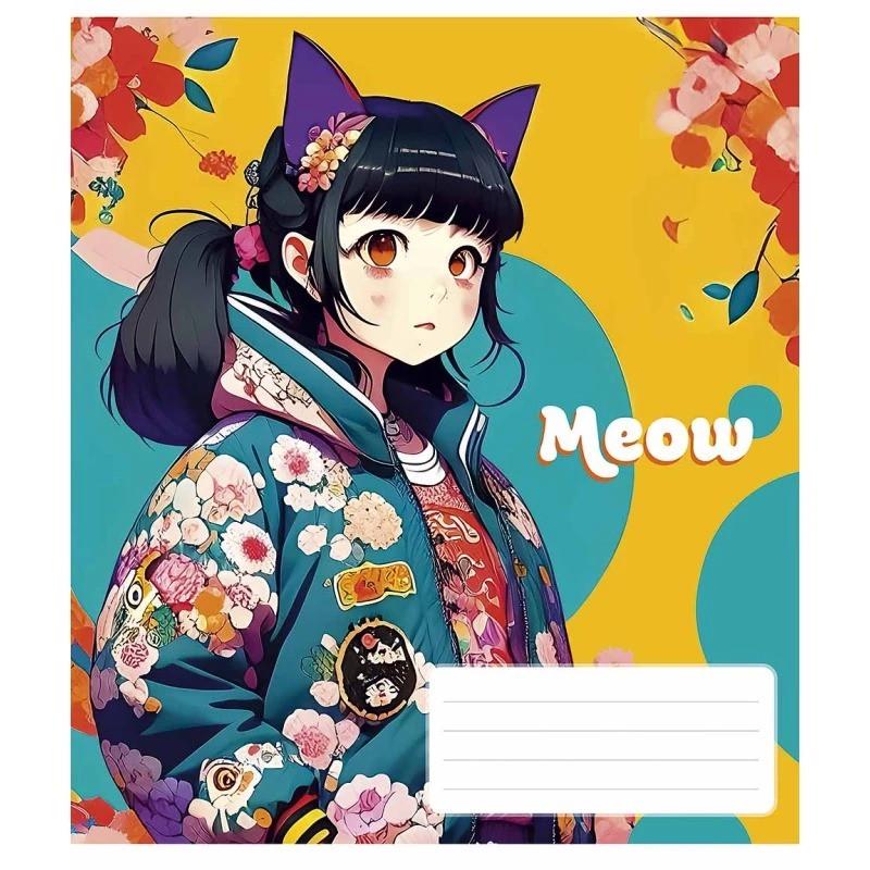 Зошит учнівський "Kawaii" 048-3302L-1 у лінію 48 аркушів