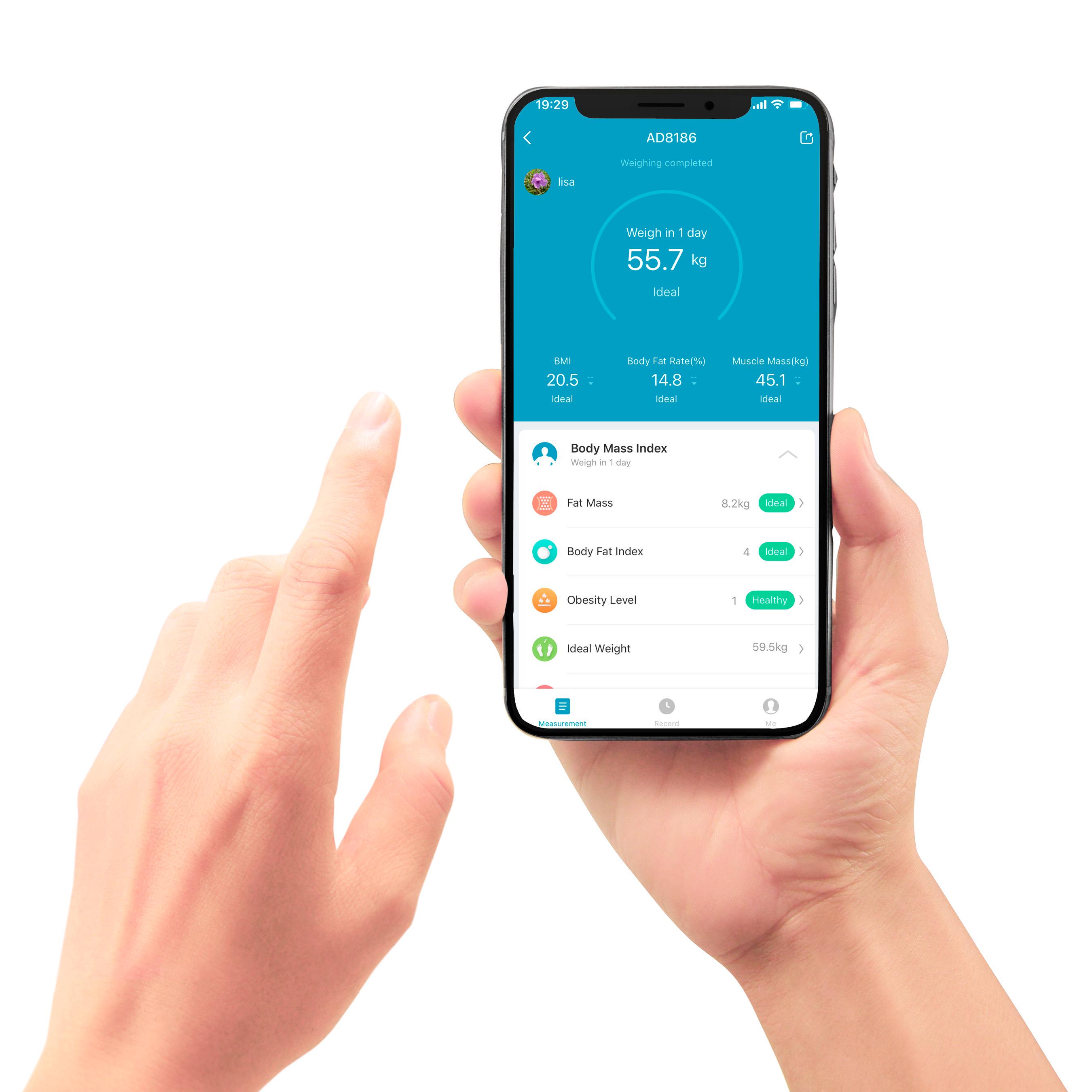 Ваги підлогові Adler Smart Black (AD8186B) - фото 2 Ваги підлогові Adler Smart Black (AD8186B) - фото 2