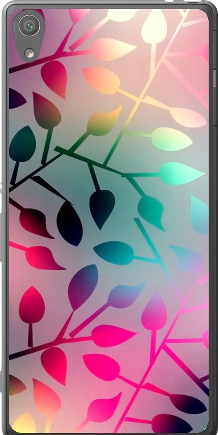 Чехол на Sony Xperia XA F3112 Листья (2235u-399-42517) Чехол на Sony Xperia XA F3112 Листья (2235u-399-42517)