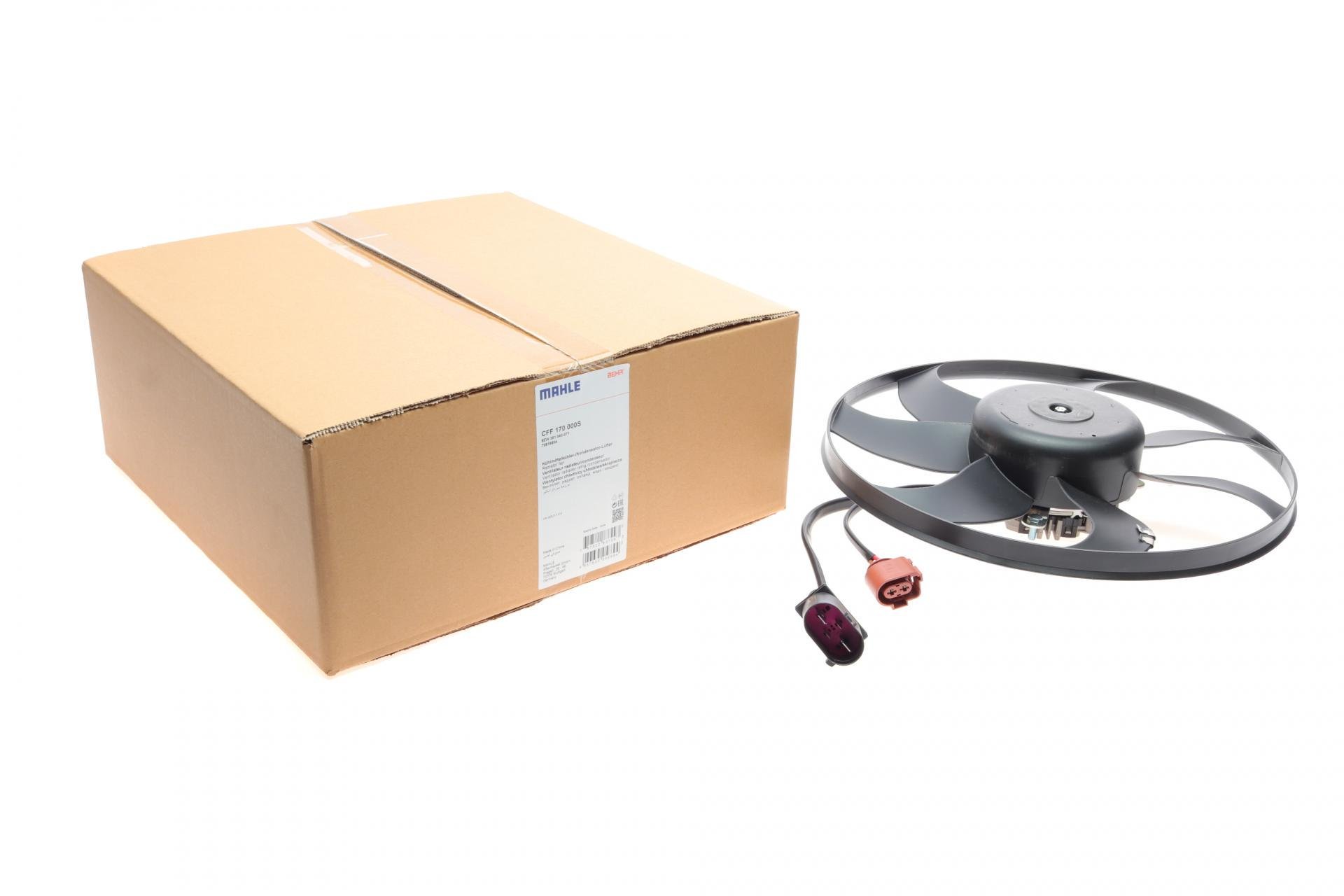 Вентилятор радиатора Audi A3/Skoda Octavia/VW Caddy/Golf V/VI/Passat 1,2-3,6 03- (CFF 170 000S)