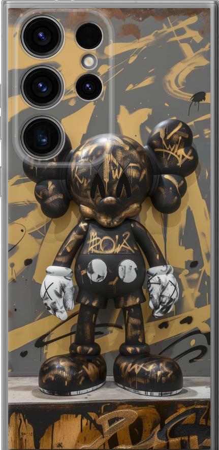 Чехол на Samsung Galaxy S24 Ultra Bronze kaws (6097u-3389-42517)