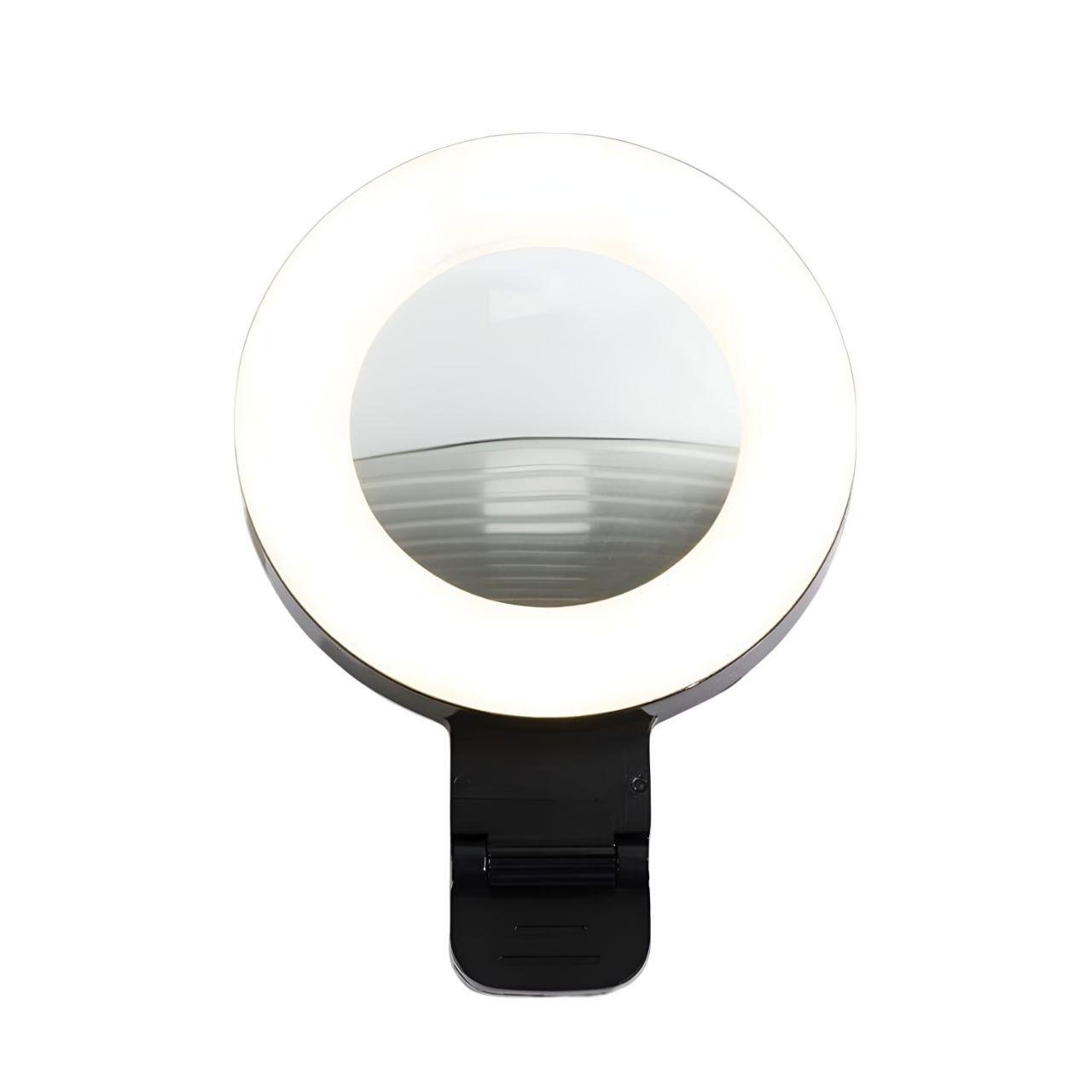 Кільце-селфі PLOKAMA LED U20 40 світлодіодів 3500-6500K три рівні яскравості Чорний (25760427) - фото 2