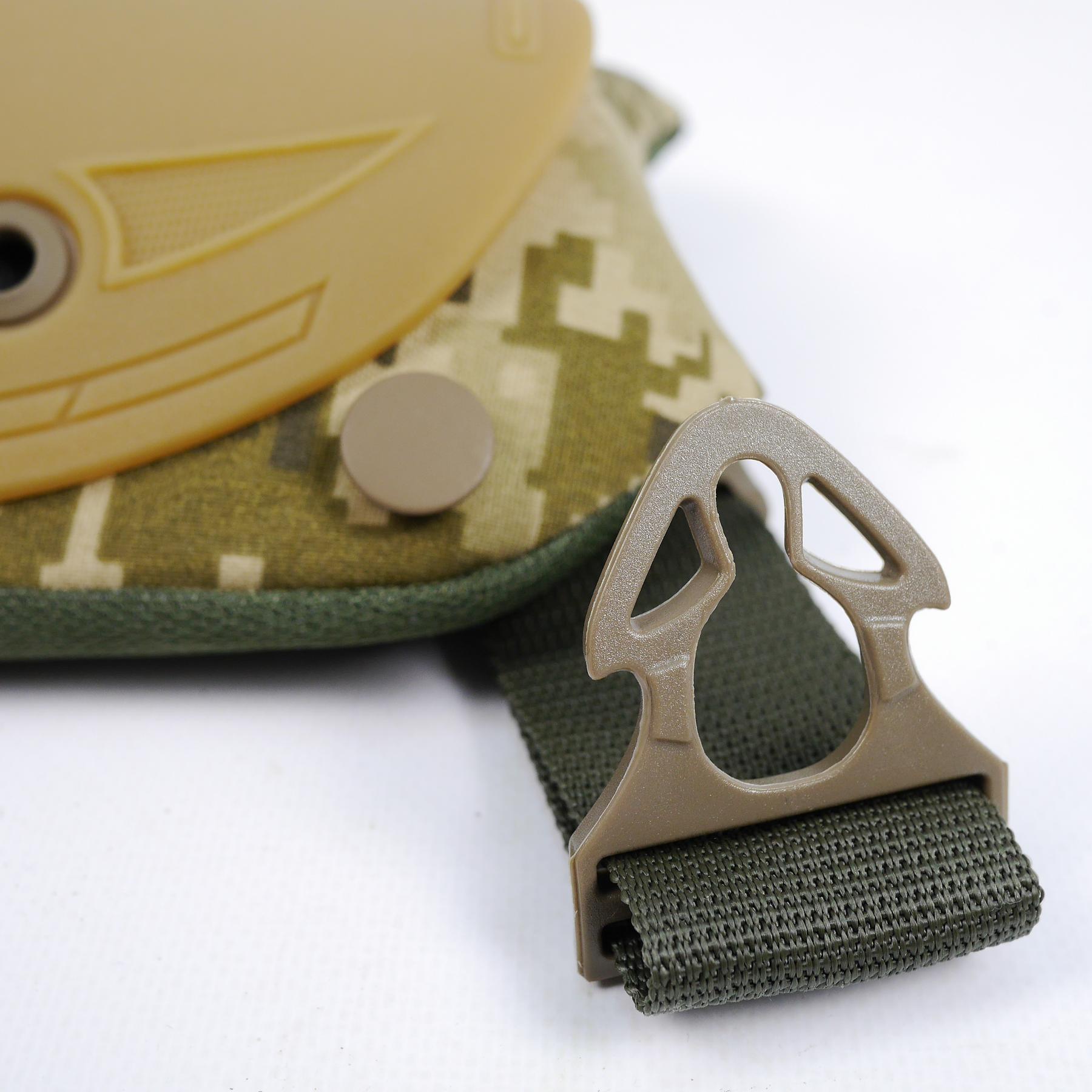 Наколінники військові захисні/ударостійкі/швидкознімні Піксель - фото 13