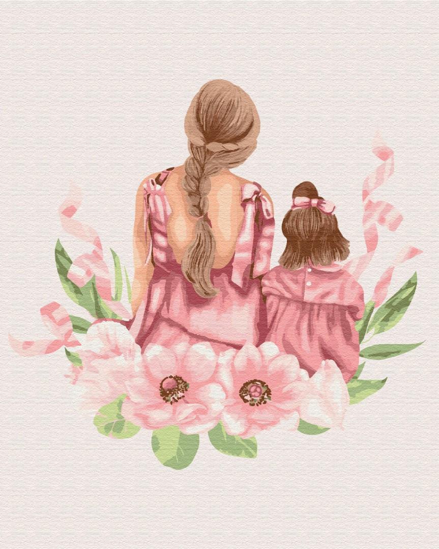 Картина по номерам Brushme Мамина дочка 40x50 см (BS52545)