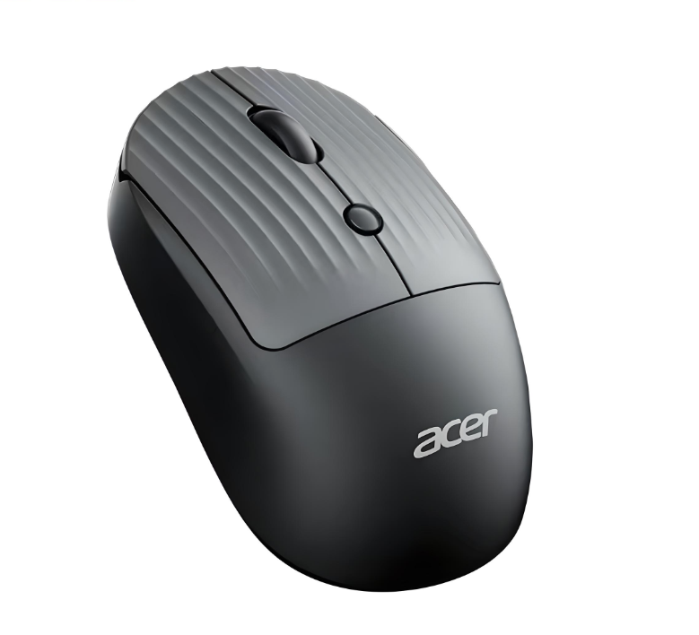 Мышь Acer OMR080 Bluetooth 2,4 GHz и аккумулятором 1600DPI Черно-серый