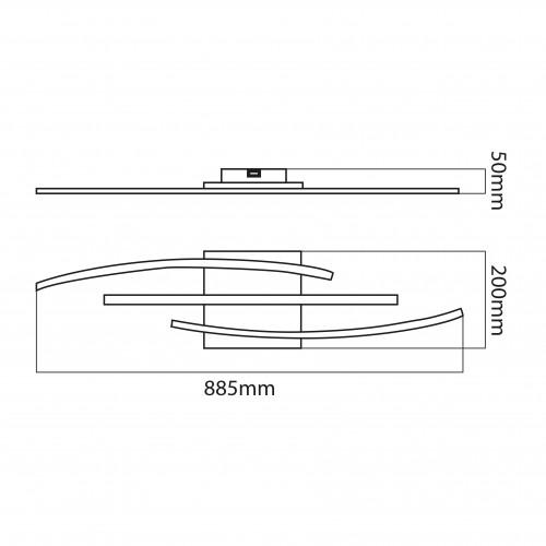 Люстра HOROZ ELECTRIC LED Cyber 24 W 4000K Хром (019-061-0024) - фото 2