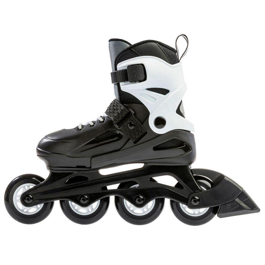 Ролики дитячі Rollerblade Fury р. 36-40,5 Чорно-білий - фото 3