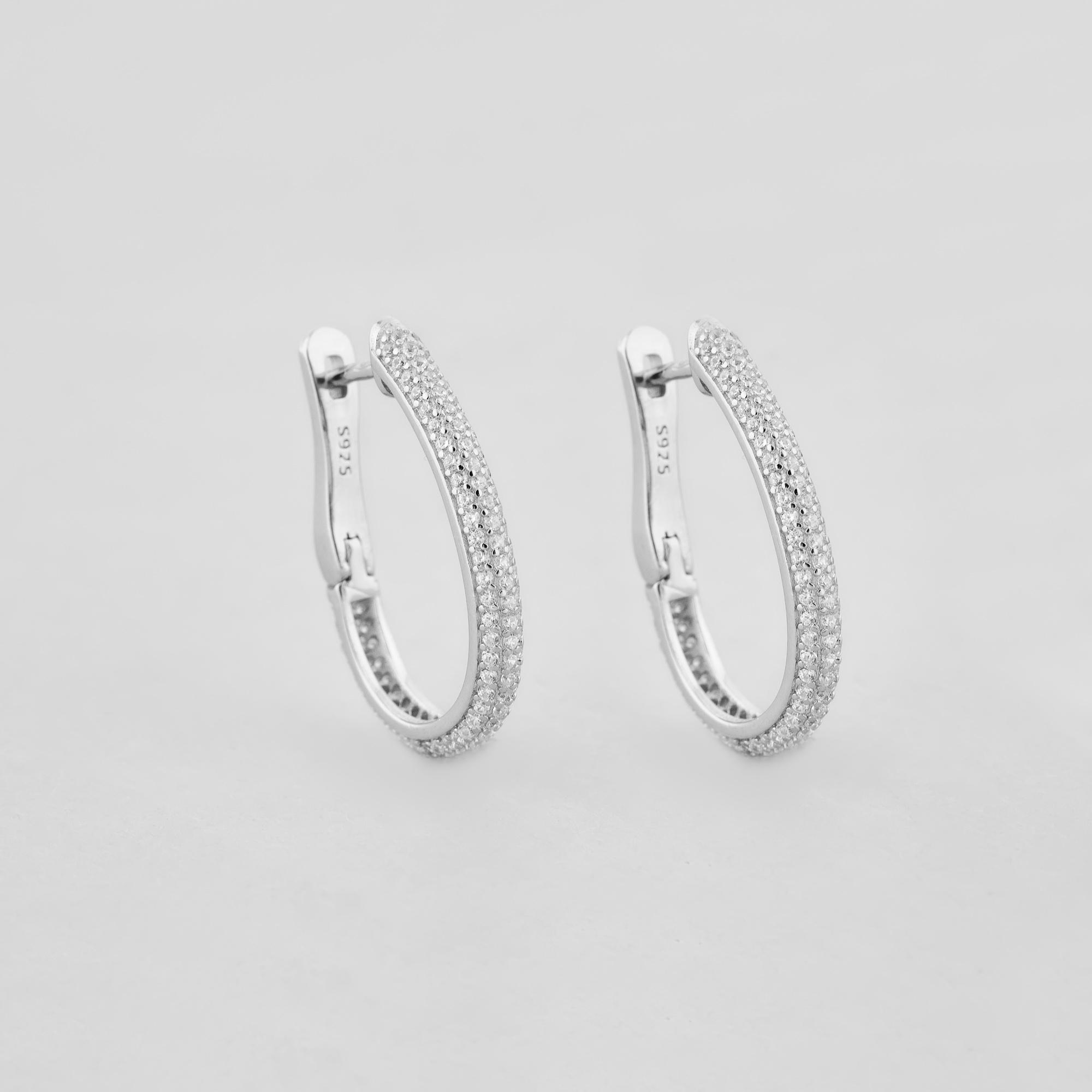 Серебряные серьги Minimal Выбор (12516)