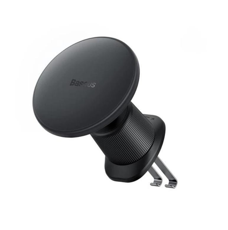 Автодержатель BASEUS CW01 MagSafe магнитный для смартфона с беспроводной зарядкой Qi 15W/USB 25W Черный