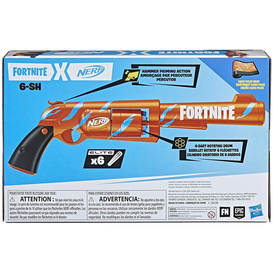 Бластер Nerf Fortnite 6-SH (E2678) - фото 3